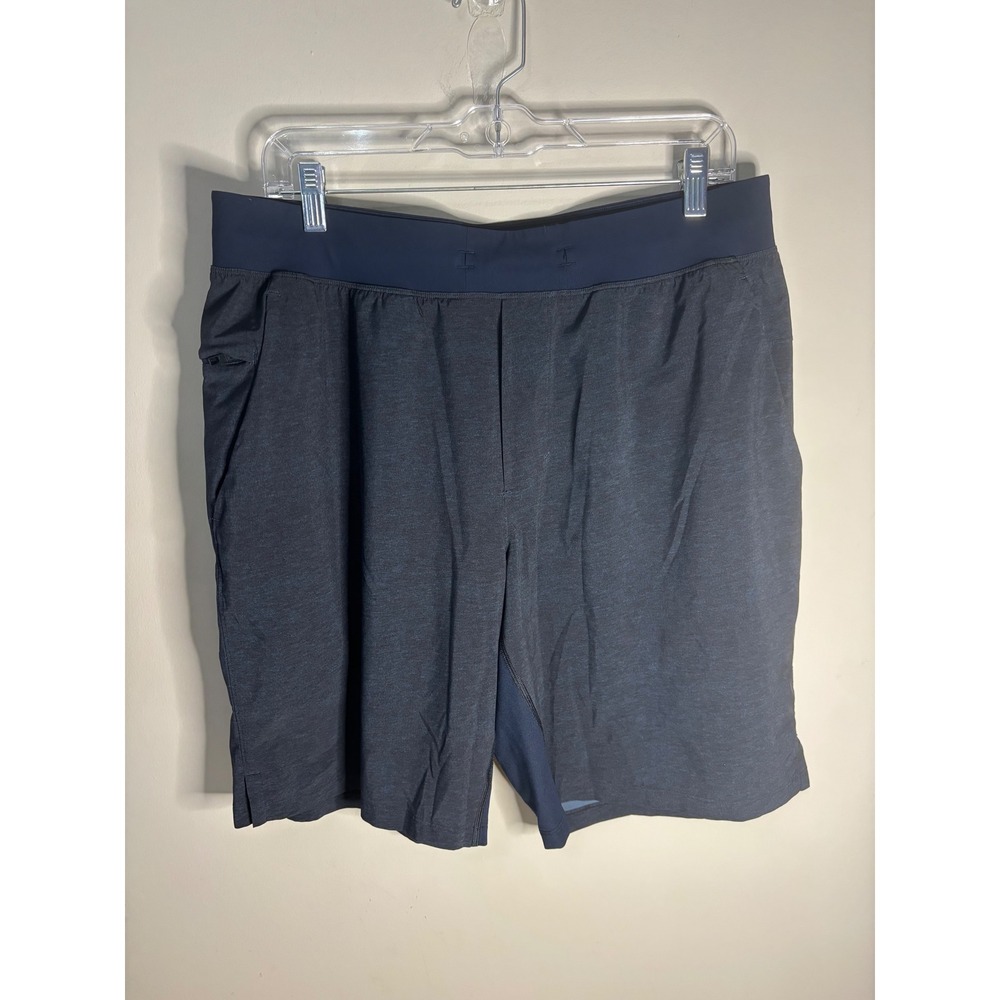 Lululemon T.H.E.‎ Shorts Bundle Navy Blue Heathered Grey linerless 9" XL gussett
